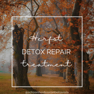 herfst detox repair treatment- schoonheidssalon bella vista, de bilt bilthoven